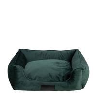 DISTRICT70 Huisdierenmand VELURO S groen - thumbnail