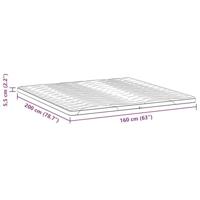 Matraspads Wit 160 x 200 cm Niet-plakkende polyester - thumbnail