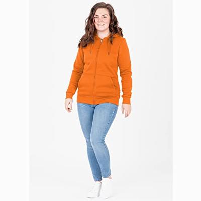 JAKO C6820D Jas Met Kap Organic Dames - Oranje - 36