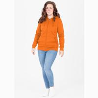 JAKO C6820D Jas Met Kap Organic Dames - Oranje - 36 - thumbnail