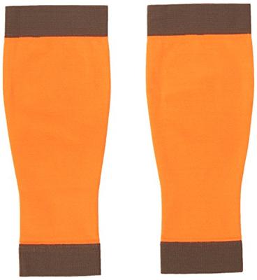 Spiro RT290 Compression Calf Sleeves (2 per pack) - Orange/Grey - L (4)