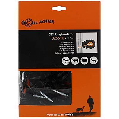 Gallagher XDI schroef-ringisolator hout (25) - 025510 - 025510 - thumbnail