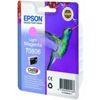 Epson Inktcartridge T0806 Origineel Foto magenta C13T08064011 - thumbnail