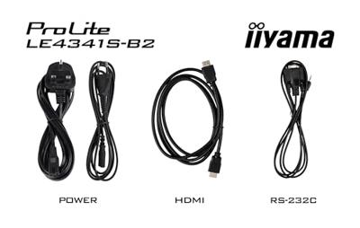 Iiyama ProLite LE4341S-B2 Digital Signage display Energielabel: G (A - G) 108 cm 42.5 inch 1920 x 1080 Pixel 18/7 Iiyama ProLite LE4341S-B2 Digital Signage display Energielabel: G (A - G) 108 cm 42.5 inch 1920 x 1080 Pixel 18/7