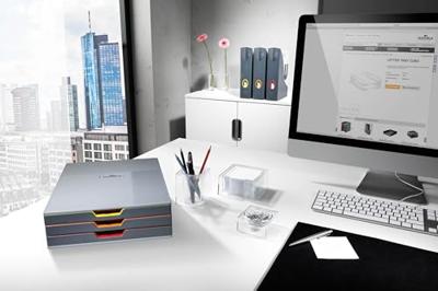 Durable VARICOLOR 3 - 7603 760327 Ladebox Grijs DIN A4, DIN C4, Folio, Letter Aantal lades: 3 Durable VARICOLOR 3 - 7603 760327 Ladebox Grijs DIN A4, DIN C4, Folio, Letter Aantal lades: 3