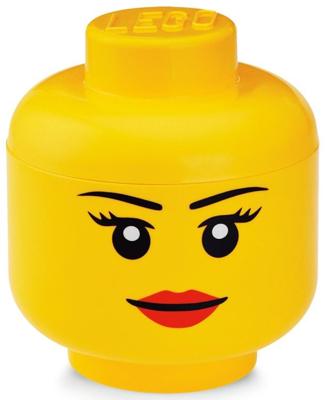 Room Copenhagen LEGO Storage Head "Girl", Klein Geel opbergdoos Room Copenhagen LEGO Storage Head "Girl", Klein Geel opbergdoos