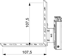 Hoeklagerband as rs zilv.54698 - thumbnail