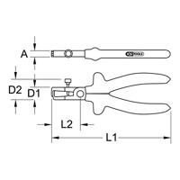 KS Tools 117.1713 1171713 Striptang - thumbnail