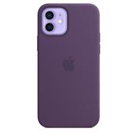 Apple iPhone 12 / 12 Pro Silicone Back Cover met MagSafe Amethist - thumbnail