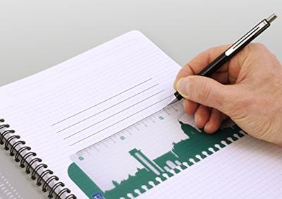 Collegeblok Oxford Office Essentials A4+ lijn 4-gaats 180 pagina&apos;s 80gr assorti | 5 stuks