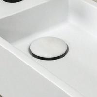 Clickwaste AquaSplash Solid Surface Mat Wit Aquasplash - thumbnail