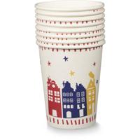 Basic Sinterklaas wegwerpbekers papier 8 stuks - thumbnail