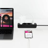 Printplaat NANOCABLE 10.37.0004-NS-BK 3680 W 250 V 1,4 m - thumbnail