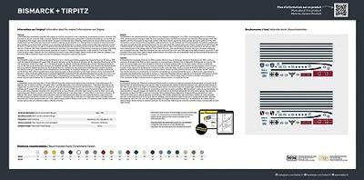 Heller 55078 STARTER KIT Bismarck + Tirpitz TWINSET Bouwpakket Schaal 1:400