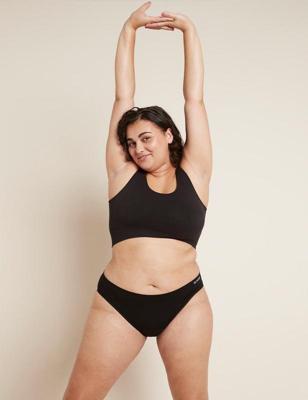 Boody Menstruatieondergoed bikinislip zwart norm/hevig M (1 Stuks)