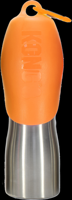 KONG H2O DRINKFLES RVS ORANJE 740 ML - thumbnail