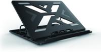Conceptronic ERGO Laptop Cooling Stand 39,6 cm (15.6 ) Notebookstandaard Zwart - thumbnail