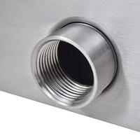 VidaXL Zwembadwaterval rechthoekig 60 cm roestvrij staal - thumbnail