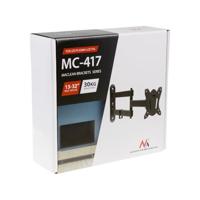 Maclean beugel voor TV of monitor, max. VESA 100x100, 13-32", 30kg, zwart, MC-417 - thumbnail