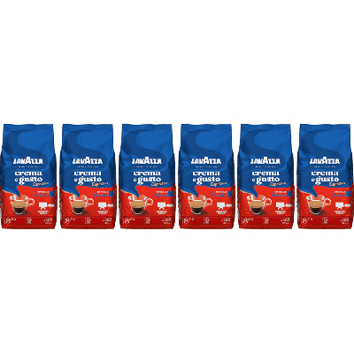 Lavazza Crema e Gusto Espresso Classico - koffiebonen - 6 x 1 kilo