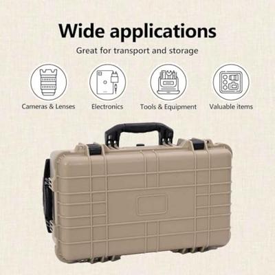 VidaXL Harde bagagekoffer zand 56 x 35 x 23 cm polypropyleen en abs