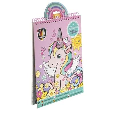 Creative Craft Group Kleur en stickerboek eenhoorn