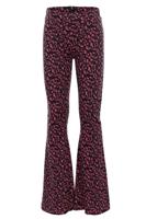 LOOXS 10sixteen Meisjes flair broek - Mauve stippen - thumbnail