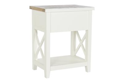 Nachtkastje DKD Home Decor Beige Natuurlijk Paulownia hout 49,5 x 35 x 61 cm