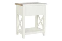 Nachtkastje DKD Home Decor Beige Natuurlijk Paulownia hout 49,5 x 35 x 61 cm - thumbnail