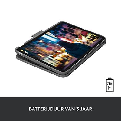Logitech Slim Folio voor iPad (10e generatie) toetsenbord - thumbnail
