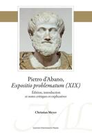 Pietro d´Abano, Expositio problematum (XIX) - Christian Meyer - ebook - thumbnail