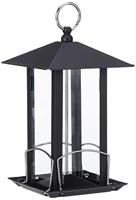 TRIXIE VOERDISPENSER LANTAARN METAAL ZWART 19X20X19 CM - thumbnail