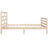 Bedframe massief hout 90x190 cm - thumbnail