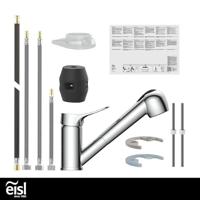 EISL keukenmengkraan verona met uittrekbare uitloop chroomkleurig - thumbnail