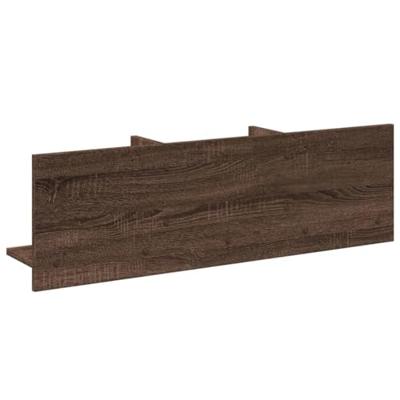 Wandkast 100x16,5x30 cm bewerkt hout bruin eikenkleur