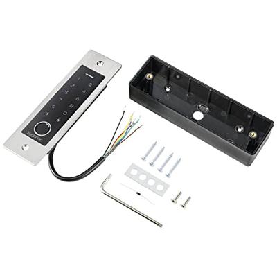 Sygonix SY-5231014 Toegangsysteem met vingerafdruk/RFID Inbouw (in muur) 12 V/DC, 18 V/DC IP55 Met verlicht toetsenbord