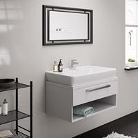 Wastafelmengkraan HansGrohe Vernis Shape Eengreeps 70 CoolStart Zinc Met Trekwaste Chroom - thumbnail