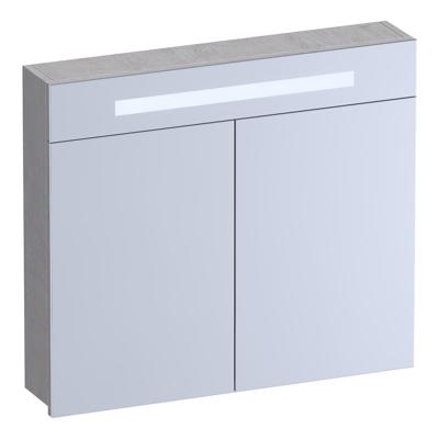 Brauer Promise Spiegelkast - 80 cm - met Verlichting - 2 Spiegeldeuren - Forest Seashell