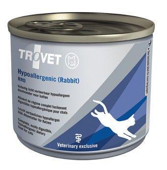 Trovet Hypoallergenic RRD met konijn natvoer kat 6 x 200 g