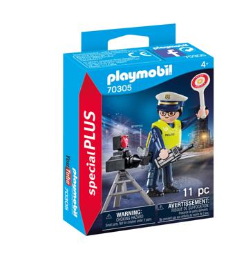 Playmobil 70305 politieman met flitscontrole
