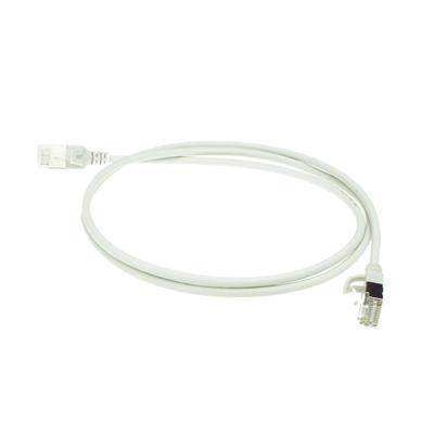 ACT Grijze 10 meter LSZH U/FTP CAT6A datacenter slimline patchkabel snagless met RJ45 connectoren ACT Grijze 10 meter LSZH U/FTP CAT6A datacenter slimline patchkabel snagless met RJ45 connectoren