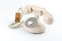 GPO GPOPRLPBCR Pearl Classic Desk Telephone Push Button Cream - thumbnail