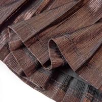 Kinderrokje met glitters 116 cognackleurig - thumbnail