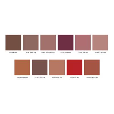 L’Oréal Paris Les Chocolats Lipstick - 864 Tasty Ruby - Rood - Ultra Matte Lipstick met Chocoladegeur