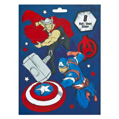 Undercover Stickerboek avengers met 8 vellen