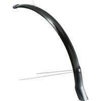 Eurofender Voorspatbord 28" lampo 58 mm breed - zwart - thumbnail