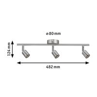 Paulmann Spotlight Carolina 66745 Wandlamp GU10 LED Nikkel (mat) - thumbnail