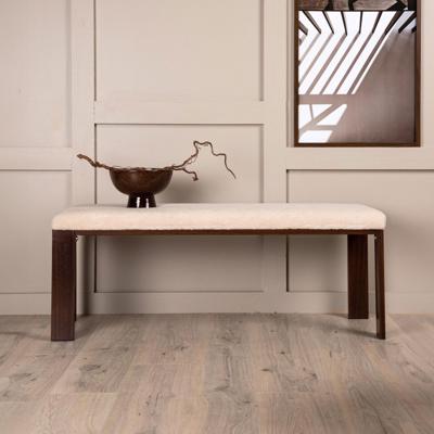 Nohr Eetkamerbank 'Niel' Teddy, 120cm Nohr Eetkamerbank 'Niel' Teddy, 120cm