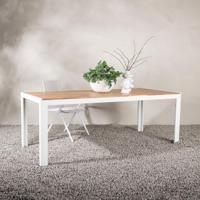 Nohr Tuintafel 'Catheryne' Acaciahout, 200 x 100cm, kleur Wit - thumbnail