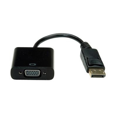 VALUE DisplayPort-VGA Adapter, DP Male - VGA Female, passief VALUE DisplayPort-VGA Adapter, DP Male - VGA Female, passief